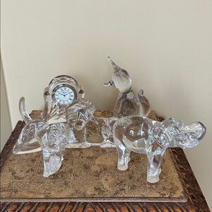 Waterford Glass Animal Figurines Set